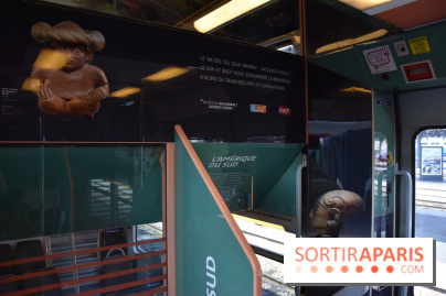 Inauguration du Train des Arts à la gare de l'est