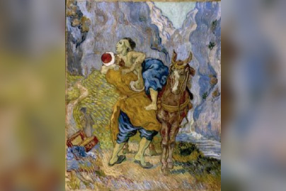 Vincent Van Gogh Le Bon Samaritain (d’après Delacroix) Début mai 1890, huile sur toile, 73 x 59,5 cm. Kröller-Müller Museum, Otterlo Otterlo © Collection Kröller-Mu?ller Museum, Otterlo