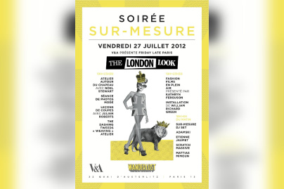 SUR-MESURE : V&A présente Friday Late Paris : The London Look @ WANDERLUST