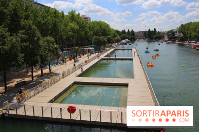 La baignade Bassin de la Villette