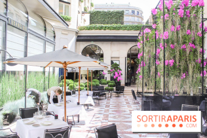 La terrasse aux 5 étoiles Michelin du George V, exception