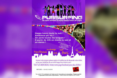 PUBSURFING - APÉRO INTERNATIONAL + BEER PONG @THE FIFTH BAR 