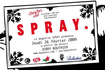 Soirée, Spray, Paris, Chacha, Jerry Bouthier