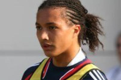 Kamghain buteur avec les Bleus