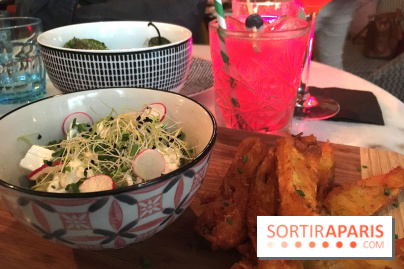 La carte de Victoria Mac Garvey au Maria Magdalena - guacamole/frites de patates douces