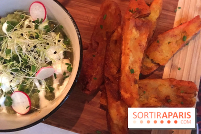 La carte de Victoria Mac Garvey au Maria Magdalena - guacamole/frites de patates douces