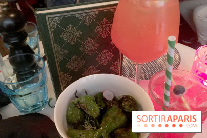 La carte de Victoria Mac Garvey au Maria Magdalena - piquillos et cocktail Maria Magdalena