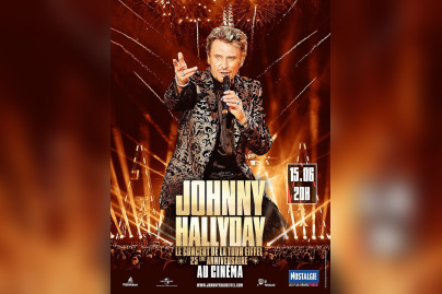 Johnny Hallyday : le concert de la Tour Eiffel revient au cinéma