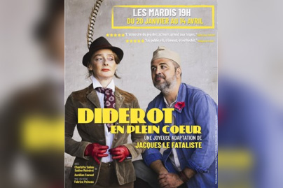 Diderot en plein cœur : comédie au Théâtre Les 3 Clés