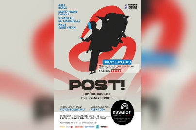 Post ! : Comédie musicale d’un présent proche au Théâtre Essaïon