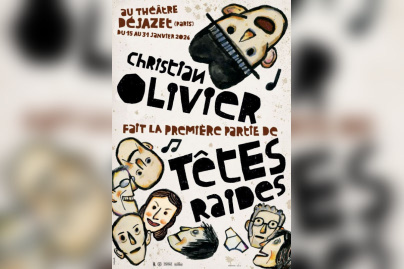 Christian Olivier et Têtes Raides en concert au Théâtre Déjazet