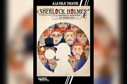 Sherlock Holmes et la mystérieuse association des hommes roux à La Folie Théâtre