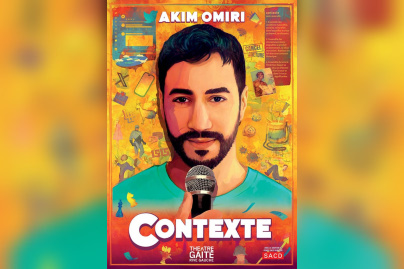 Contexte : le spectacle d’Akim Omiri reprend à la Gaîté Rive Gauche