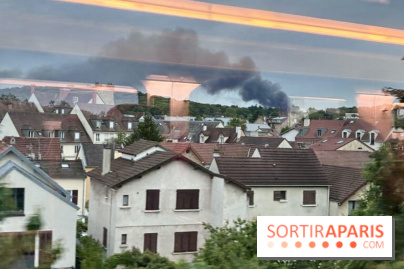 Yvelines : un important incendie en cours au sud de Paris, un impressionnant panache de fumée visible à des kilomètres