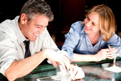 In the air : George Clooney et Vera Farmiga