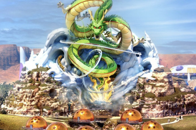 Parc Dragon Ball de Qiddiya : Shenron géant