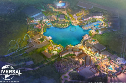 Universal United Kingdom Resort : vue du futur parc près de Londres