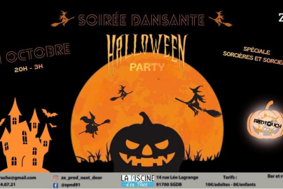 Halloween 2026 à la Piscine-d’en-Face : soirée dansante et escape game en Essonne