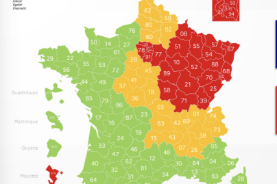 Coronavirus : Carte de France du déconfinement par département le 6 mai 2020