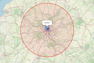 Déconfinement : comment calculer la zone de 100km à vol d'oiseau autorisés à partir de mon domicile