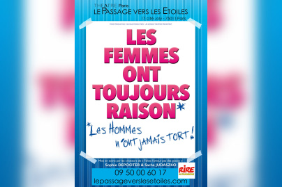 Les Femmes ont toujours raison, les Hommes n'ont jamais tort au Passage vers les étoiles