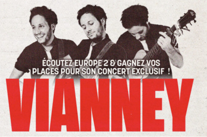 Vianney en concert exclusif avec Europe 2 au Dôme de Paris en octobre 2023