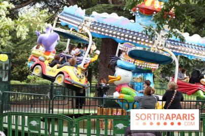 Le Village des Manèges provisoire du Jardin d'Acclimatation