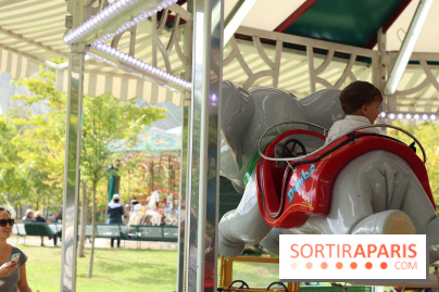 Le Village des Manèges provisoire du Jardin d'Acclimatation