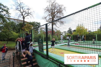 Le Village des Manèges provisoire du Jardin d'Acclimatation