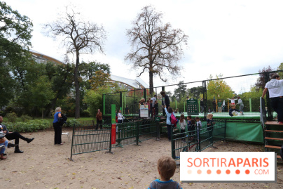 Le Village des Manèges provisoire du Jardin d'Acclimatation