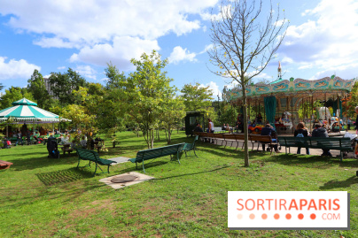 Le Village des Manèges provisoire du Jardin d'Acclimatation