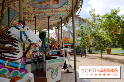 Le Village des Manèges provisoire du Jardin d'Acclimatation