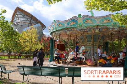 Le Village des Manèges provisoire du Jardin d'Acclimatation