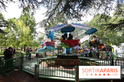 Le Village des Manèges provisoire du Jardin d'Acclimatation