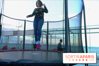 Les trampolines sur la Tour Montparnasse
