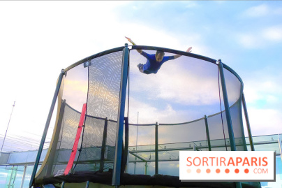 Les trampolines sur la Tour Montparnasse