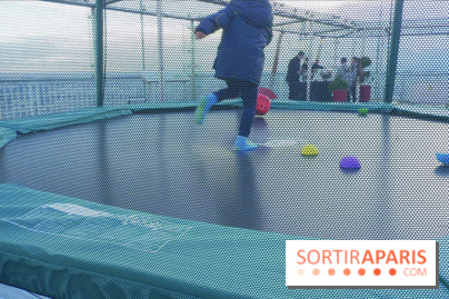 Les trampolines sur la Tour Montparnasse