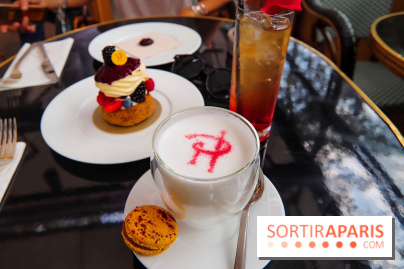 Le 86Champs, le nouveau salon de thé de Pierre Hermé, latte Ispahan