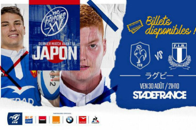 Coupe du Monde de Rugby 2019 : match test France-Italie au Stade de France 