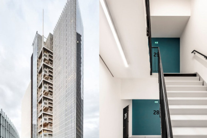 Insolite : Gravir les marches de la Tour Trinity à La Défense en VTT, le défi d'Aurélien Fontenoy