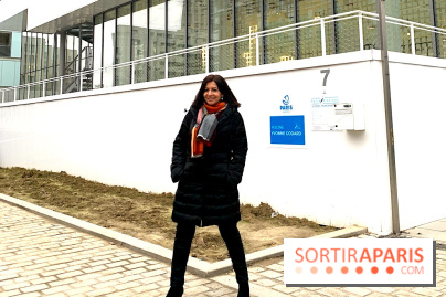 Anne Hidalgo pose symboliquement pour le climat avec des femmes écolos et socialistes au Trocadéro