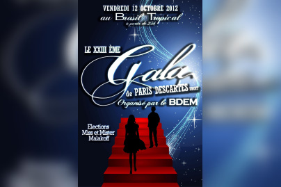 XXIIIème GALA DE DROIT DE PARIS DESCARTES