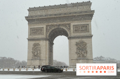 La Neige à Paris - Arc de Triomphe