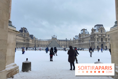La Neige à Paris - musée du Louvre