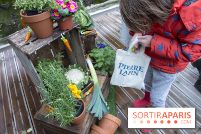 Chasse aux oeufs de Pâques Pierre Lapin au BHV Marais : les photos
