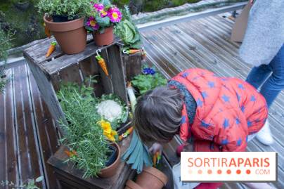 Chasse aux oeufs de Pâques Pierre Lapin au BHV Marais : les photos