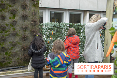 Chasse aux oeufs de Pâques Pierre Lapin au BHV Marais : les photos