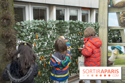 Chasse aux oeufs de Pâques Pierre Lapin au BHV Marais : les photos