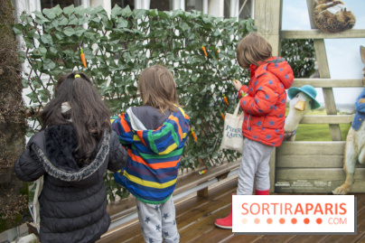 Chasse aux oeufs de Pâques Pierre Lapin au BHV Marais : les photos