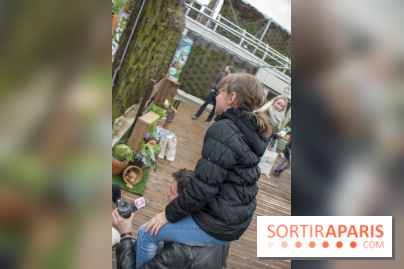 Chasse aux oeufs de Pâques Pierre Lapin au BHV Marais : les photos